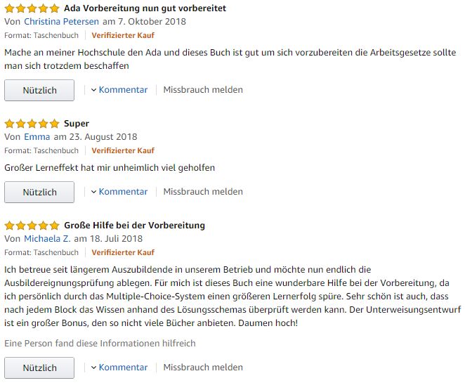 Top AEVO Prüfungsbuch - Bewertungen
